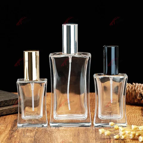 50ml square screw mouth perfume bottle DU-9