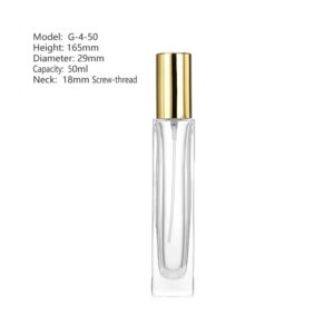 50ml square screw mouth perfume bottle G4-50
