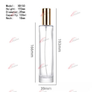 100ml round screw mouth perfume bottle XB150